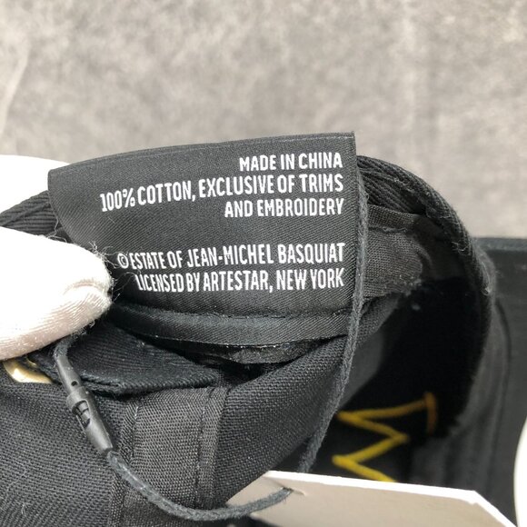 Jean Michel Basquiat Baseball Cap Hat Black Embroidered Unisex OS Great Jones - Picture 5 of 7